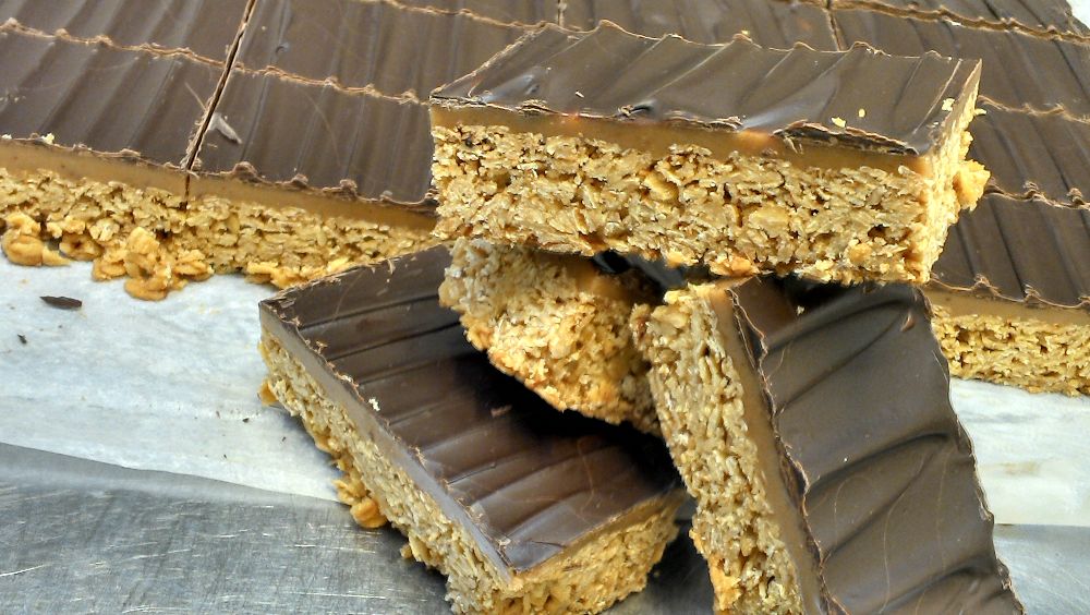 Chocolate and Caramel Flapjack Cotswold Baking